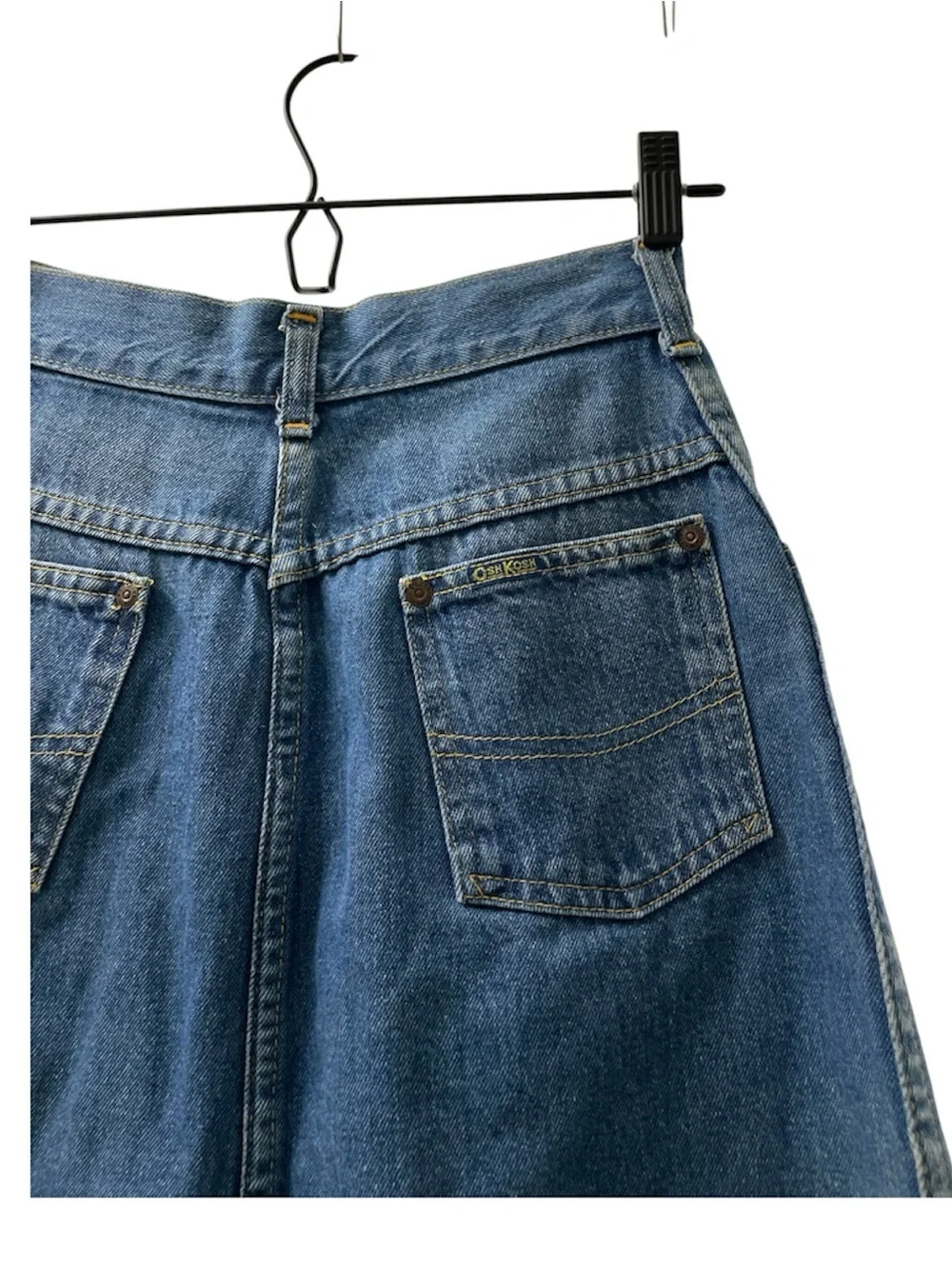 Vintage Oshkosh Denim Midi Skirt